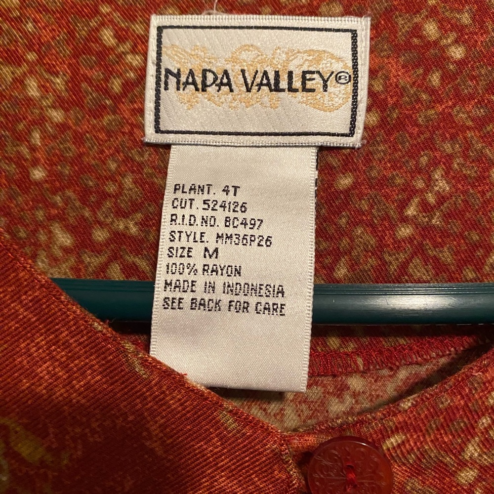 Napa Valley rayon shirt - Picture 3 of 12
